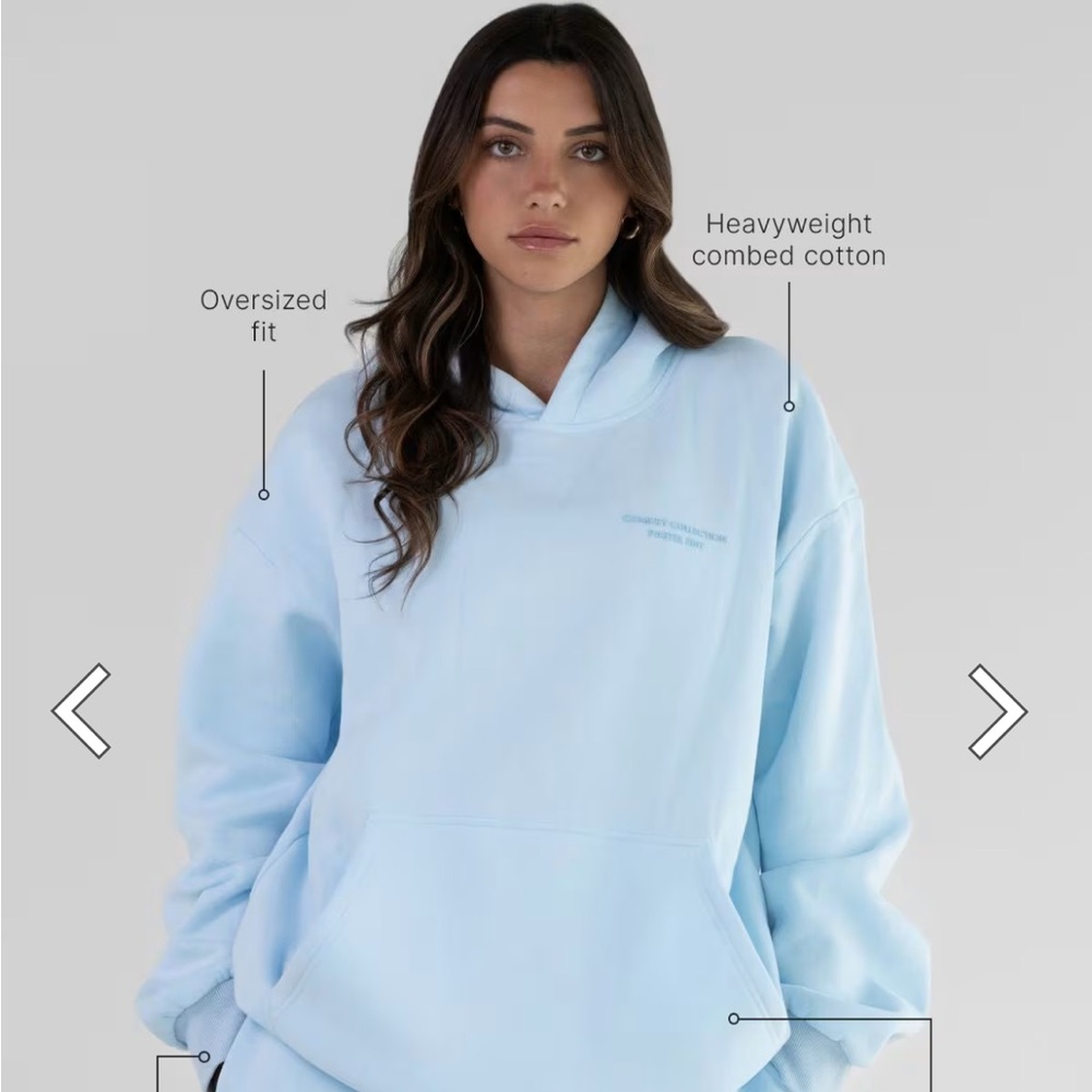 Comfrt Pastel Hoodie 2x NWOT